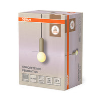 OSRAM Decor Concrete Mic Pendant 1XG9 Beige
