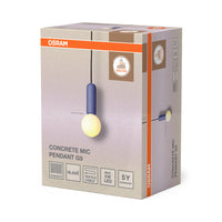 OSRAM Decor Concrete Mic Pendant 1XG9 Blue