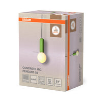 OSRAM Decor Concrete Mic Pendant 1XG9 Green