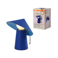 OSRAM DECOR Flip Lampe de table mobile 3,5W, gradation tactile, rechargeable par USB, bleu