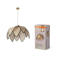 OSRAM DECOR Rattan Lotus Suspension E27 Brun