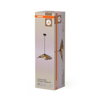 OSRAM DECOR Rattan Daisy Suspension E27 Marron