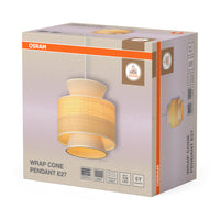 OSRAM Decor Wrap Cone Pendant E27 Beige