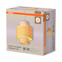 OSRAM Decor Wrap Cylinder Pendant E27 Beige