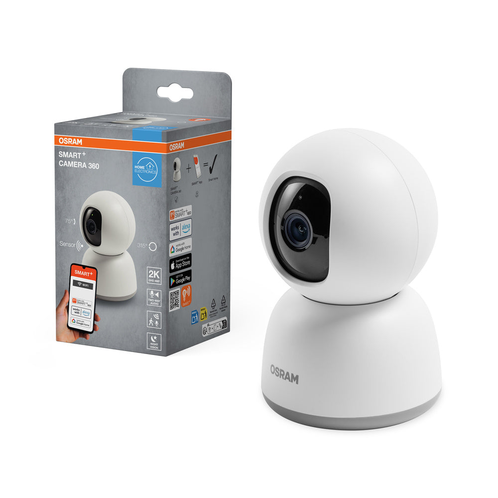 OSRAM Wifi SMART+ smarte Überwachungskamera Weiß