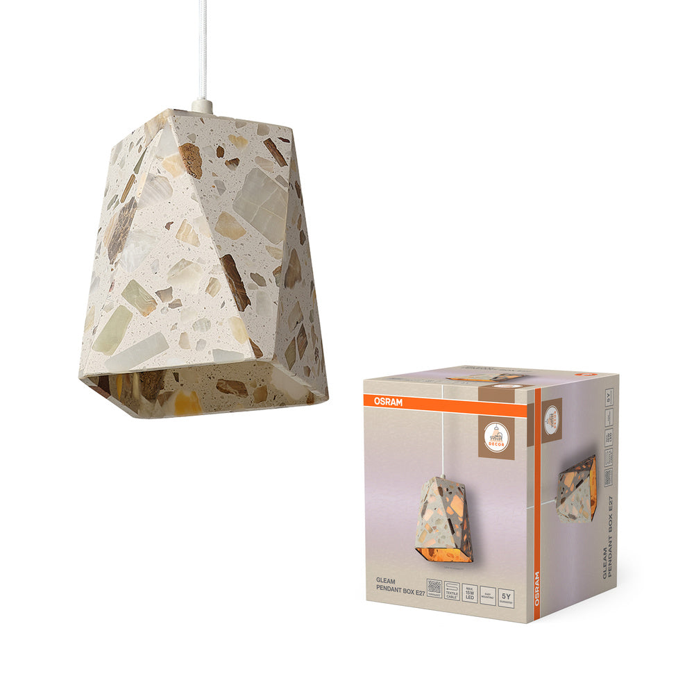 OSRAM Suspension Décor Gleam Boîte E27 Blanche