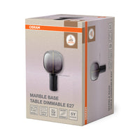 OSRAM Base de Table en Marbre Décoratif Dim E27 Noir
