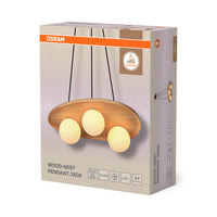 OSRAM Decor Wood Nest Pendant 1xG9 Brown