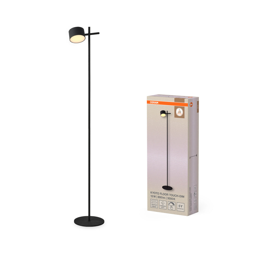 OSRAM Décor Kyoto Sol 12W 930 TOUCH DIM Noir