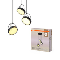 OSRAM Décor Puck 3X Suspension PL 36W 930 Noir