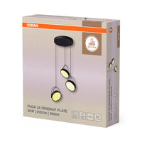 OSRAM Décor Puck 3X Suspension PL 36W 930 Noir