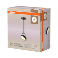 OSRAM Décor Puck 1XPendant 12W 930 Noir