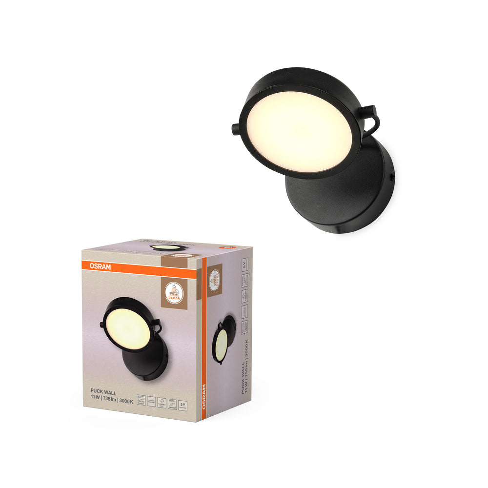 OSRAM Decor Puck Wall 11W 930 Black