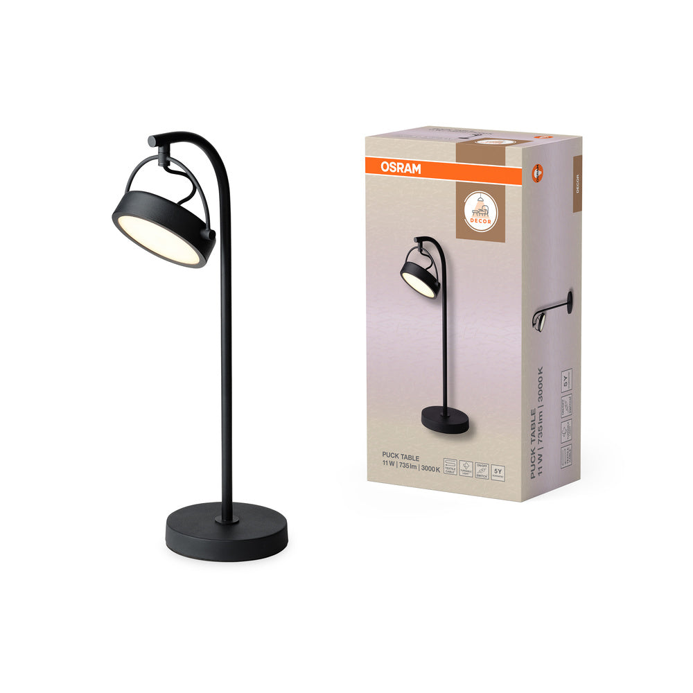 OSRAM Décor Puck Table 11W 930 Noir