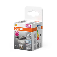 OSRAM Ampoule LED réflecteur MR16 dimmable avec culot GU5.3, blanc froid (4000K), 4,9W, remplacement pour ampoule réflecteur 35W, LED SUPERSTAR MR16 12 V