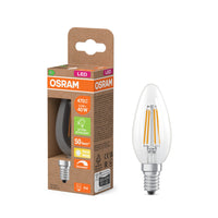 OSRAM SUPERSTAR+ CLASSIC B FIL 40 LED-Lampe, 2,9W, 470lm , Warmweiß , E14
