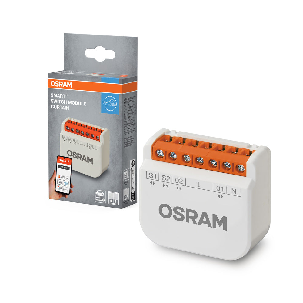 OSRAM Wifi SMART+ module de commutation / actionneur de commutation pour moteurs de volets roulants blanc