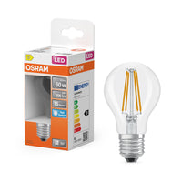OSRAM LED Lampe LED Retrofit CLASSIC A 6.5W 865 Clear E27, 806 lm, 6500 K, Kaltes Tageslicht