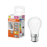 OSRAM LED Lampe LED Retrofit CLASSIC P 4W 827 Frosted B22d, 470 lm, 2700 K, Warmweiß