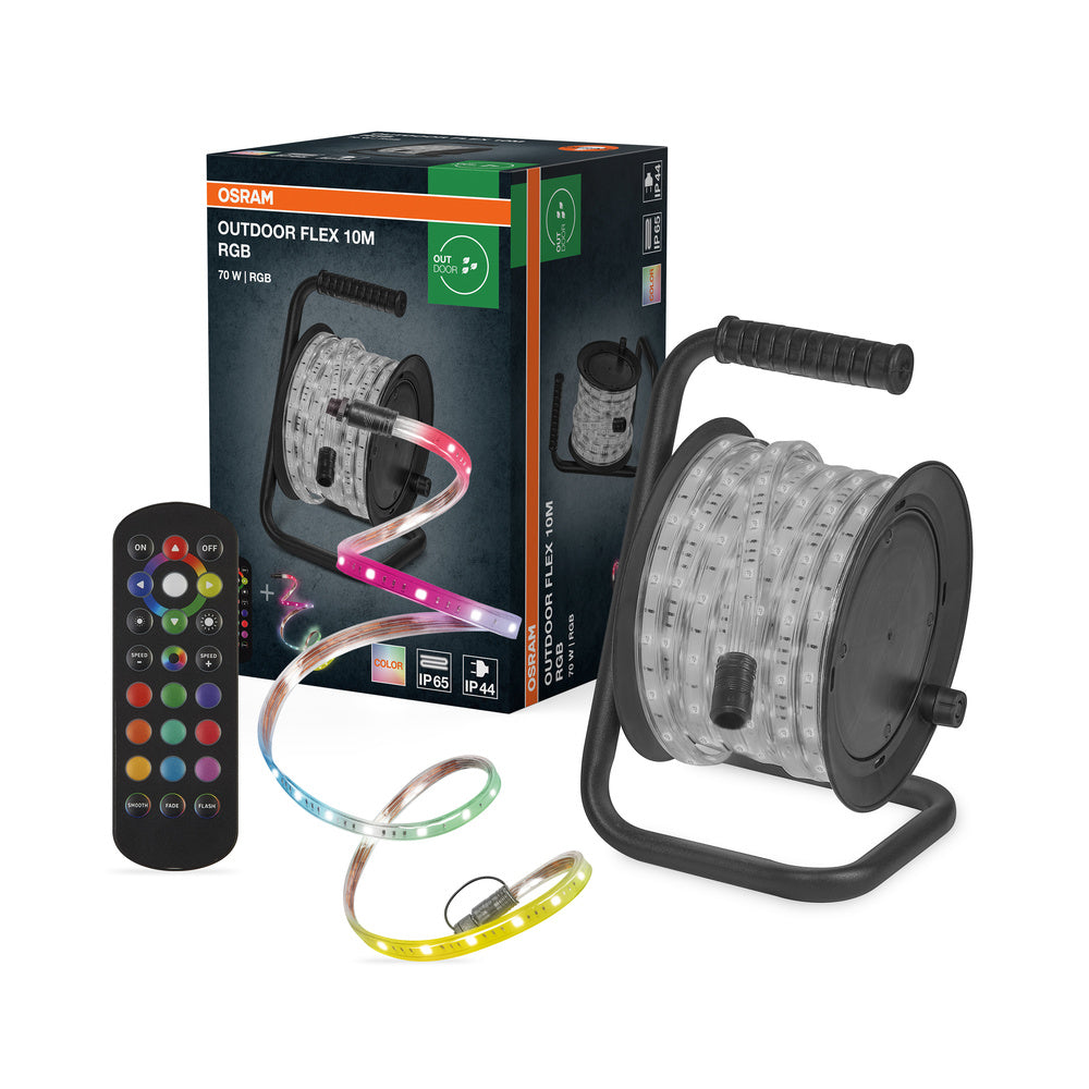 OSRAM BANDE LED FLEXIBLE EXTÉRIEUR RGB 10M RGB Télécommande
