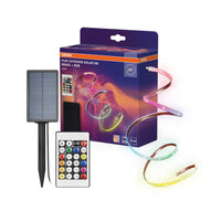 OSRAM FLEX OUTDOOR SOLAIRE bande lumineuse LED flexible, 5M, 1.6W, contrôle couleur RGB, alimenté par énergie solaire, IP44, avec télécommande, dimmable