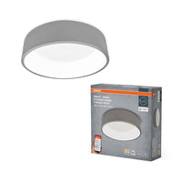OSRAM Matter SMART+ Orbis Cylindre LED Plafonnier Blanc réglable 45cm 24W / 3000-6500K Gris