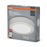 OSRAM Matter SMART+ PLAFONNIER ENCASTRÉ TW / 12 W, 220…240 V, Blanc Réglable, 3000…6500 K