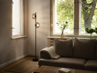 OSRAM Décor Verre Fumé Sol 2xE14 Noir