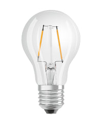 Lampe LED OSRAM LED Retrofit CLASSIC A DIM 2,2W 827 Clear E27, 250 lm, 2700 K, blanc chaud