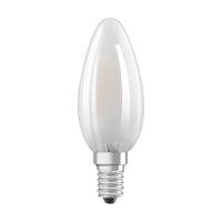 OSRAM Retrofit Classic B LED Lampe Kerzenform matt (ex 40W) 4W / 4000K Kaltweiß E14