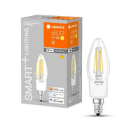 LEDVANCE Wifi SMART+ Lampe Kerzenform dimmbar 4W / 2700K Warmweiß E14