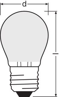 OSRAM SUPERSTAR+ CLASSIC P GLFR 25 LED-Lampe, 2,2W, 300lm, E27