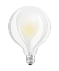 Lampe LED OSRAM LED Retrofit CLASSIC GLOBE95 6,5W 827 Givrée E27, 806 lm, 2700 K, Blanc chaud