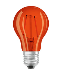 OSRAM LED Lampe LED STAR DÉCOR CLASSIC A 2.5W 515 Orange E27, 160 lm, 1500 K, Orange
