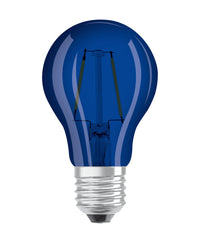 Lampe LED OSRAM LED STAR DÉCOR CLASSIC A 2,5W 190 Bleu E27, 10 lm, 9000 K, Bleu