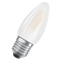 OSRAM LED Star Classic Lampe, Minikerze, 5.5W, Frosted, E27