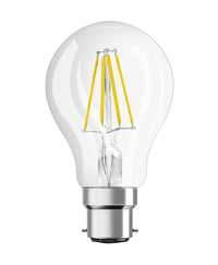 Lampe LED OSRAM LED Retrofit CLASSIC A 6,5W 827 Clear B22d, 806 lm, 2700 K, blanc chaud