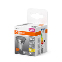 Lampe LED OSRAM LED STAR PAR16 6,9W 827 GU10 575lm, 2700 K, blanc chaud