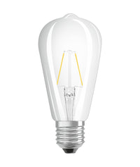 Lampe LED OSRAM LED Retrofit CLASSIC ST 2,5W 827 Transparente E27, 250 lm, 2700 K, blanc chaud