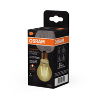 OSRAM VINTAGE 1906® LED Lampe LED CLASSIC A 2.5W 824 Gold E27, 220 lm, 2400 K, Warm Comfort Light