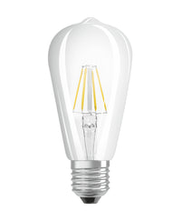 Lampe LED OSRAM LED Retrofit CLASSIC ST 4W 827 Clear E27, 470 lm, 2700 K, blanc chaud