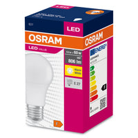 OSRAM LED VALUE CLASSIC A lampe 60 FR 8,5 W/2700 K E27