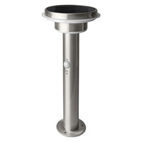 OSRAM ENDURA® Style Circle Double Solar Socle LED Lampe de chemin avec capteur 6W / 3000K Argent