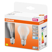 Lampe LED OSRAM LED Retrofit CLASSIC A 11W 840 Frosted E27, 1521 lm, 4000 K, blanc froid