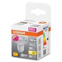 OSRAM LED SPOT PAR16 À 3 NIVEAUX D'INTENSITÉ (ex 50W) 4,5W / 2700K Blanc chaud GU10