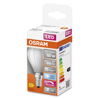 OSRAM Retrofit Classic P Lampe LED mate à intensité variable (ex 60W) 6,5W / 4000K blanc froid E14