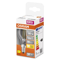 OSRAM LED Retrofit Classic P lampe LED (ex 60W) 6,5W / 2700K blanc chaud E14