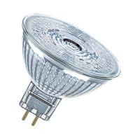 OSRAM Star LED lampe à réflecteur pour culot GU5.3, verre clair, blanc chaud (2700K), 345 lumens, remplace les ampoules traditionnelles de 35W, non dimmable, pack de 2