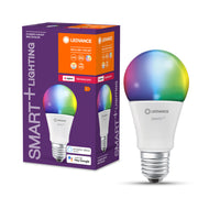 Lampe LEDVANCE Smart+ avec technologie ZigBee, 9W, A60, mat, culot E27, couleur de lumière réglable RGBW, 806lm