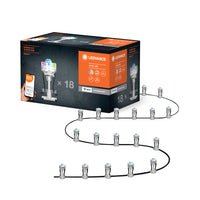LEDVANCE Wifi SMART+ Extérieur Jardin Dot Mini LED Lampe de jardin RGB multicolore 18 pièces